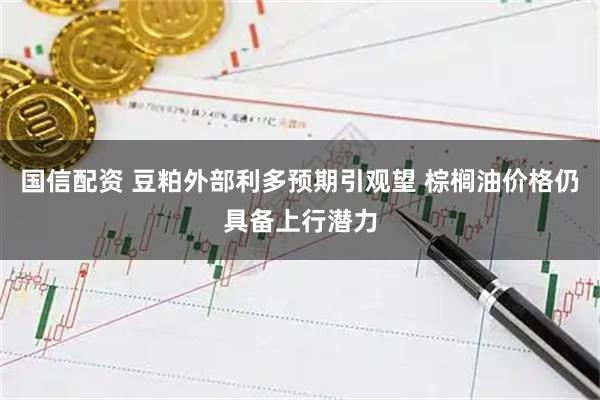 国信配资 豆粕外部利多预期引观望 棕榈油价格仍具备上行潜力